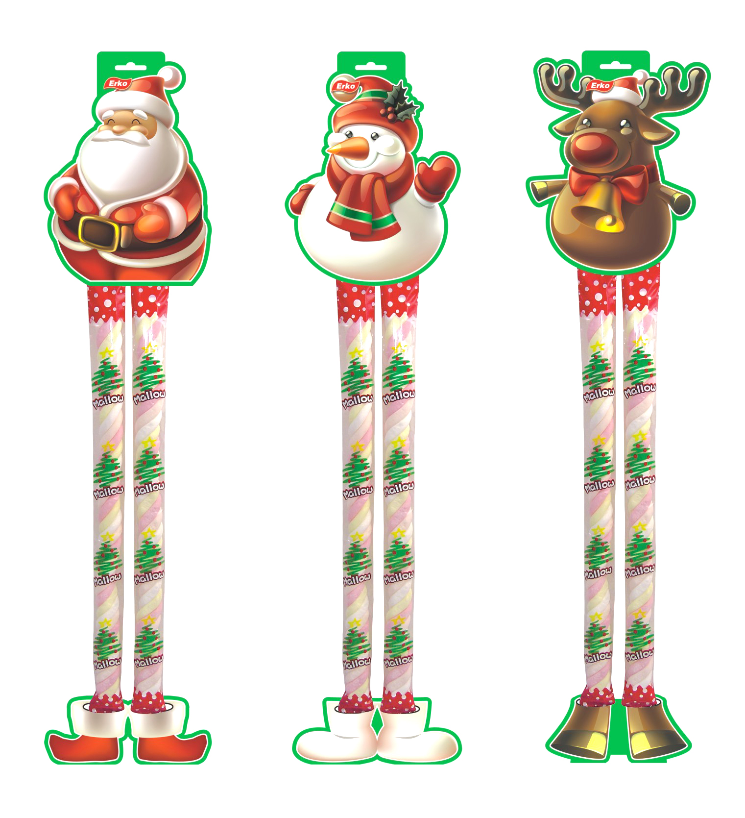 Christmas hang-tag marshmallows 110g