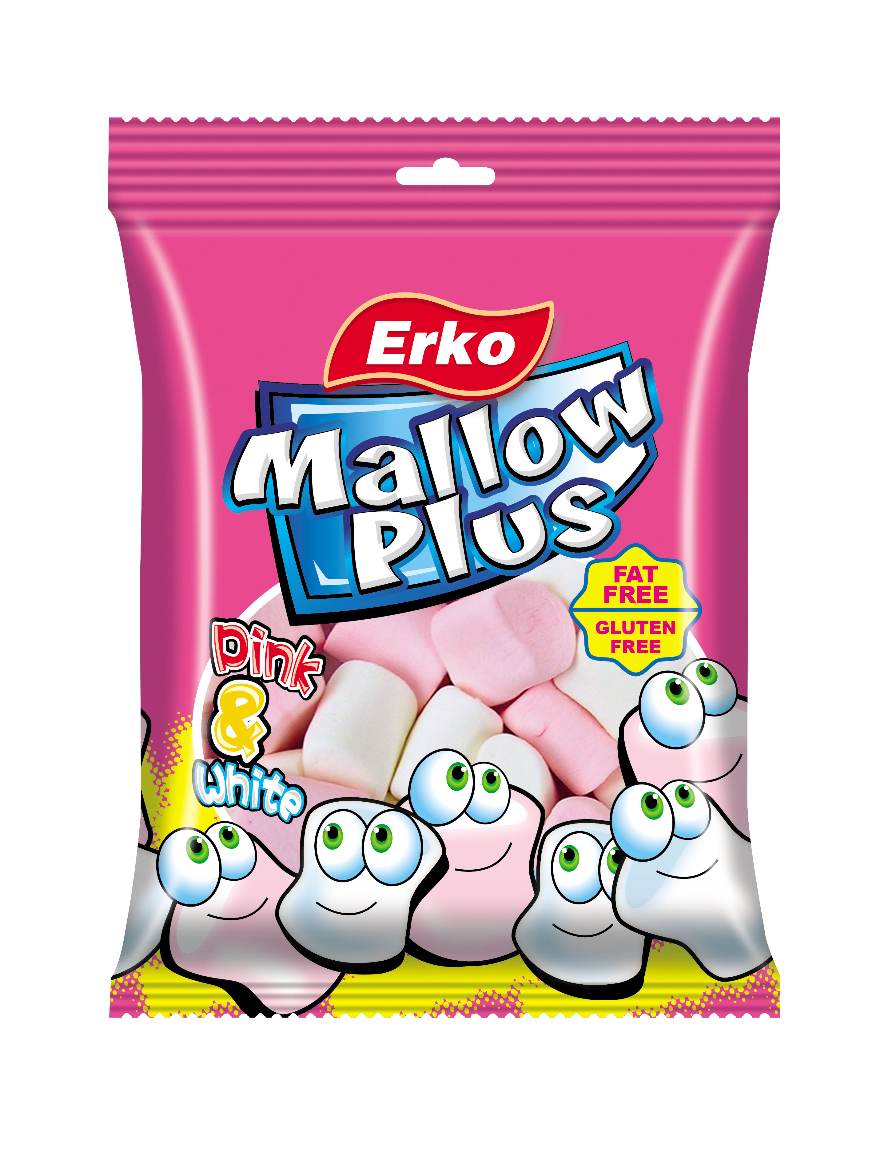 Pink & White column marshmallows 100g